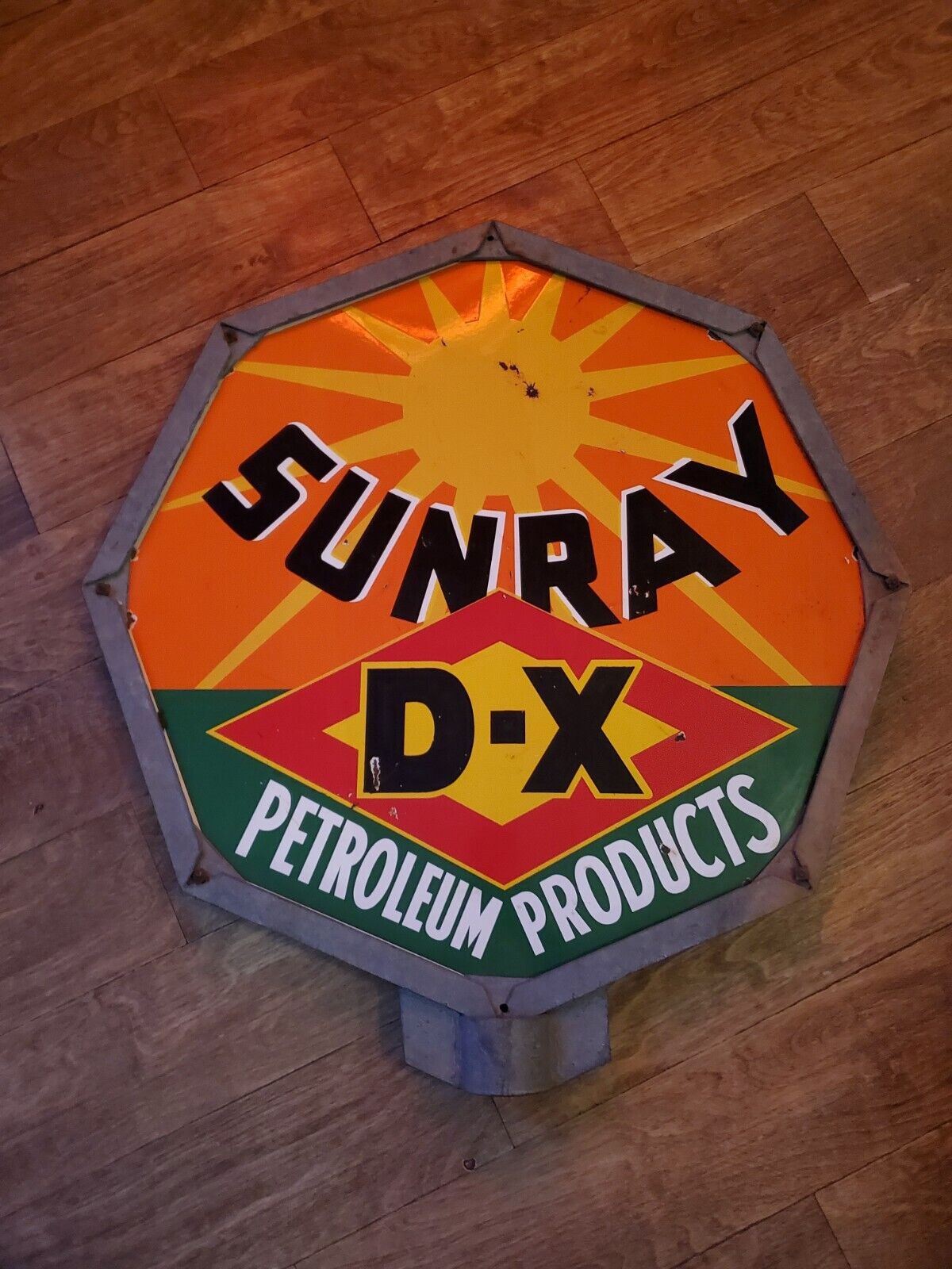 Rare Sunray Dx Porcelain Advertising Sign