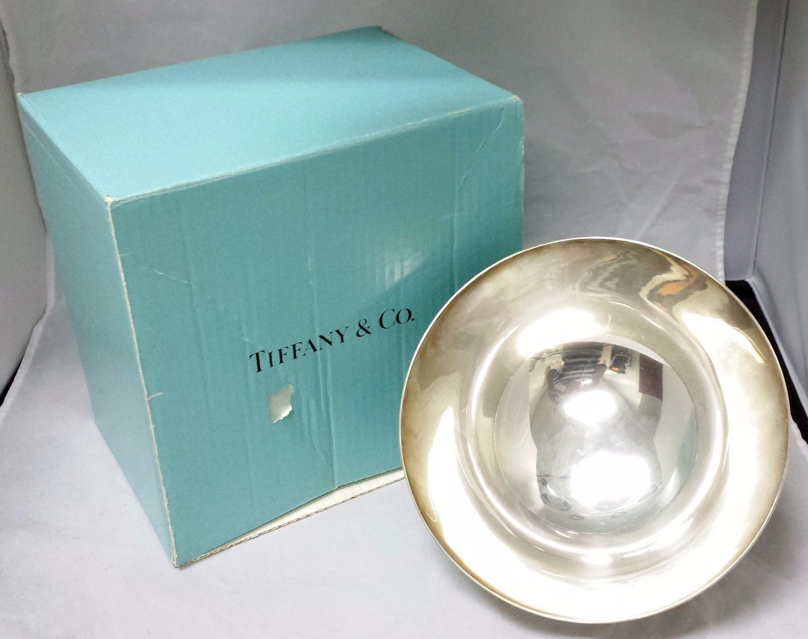 Vintage Tiffany & Co Sterling Silver Bowl #19750 Engraved Includes Original Box