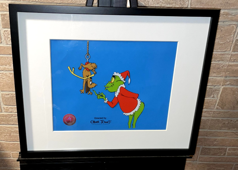 How The Grinch Stole Christmas Boo Hoo Dr Suess sericel Chuck Jones Animation