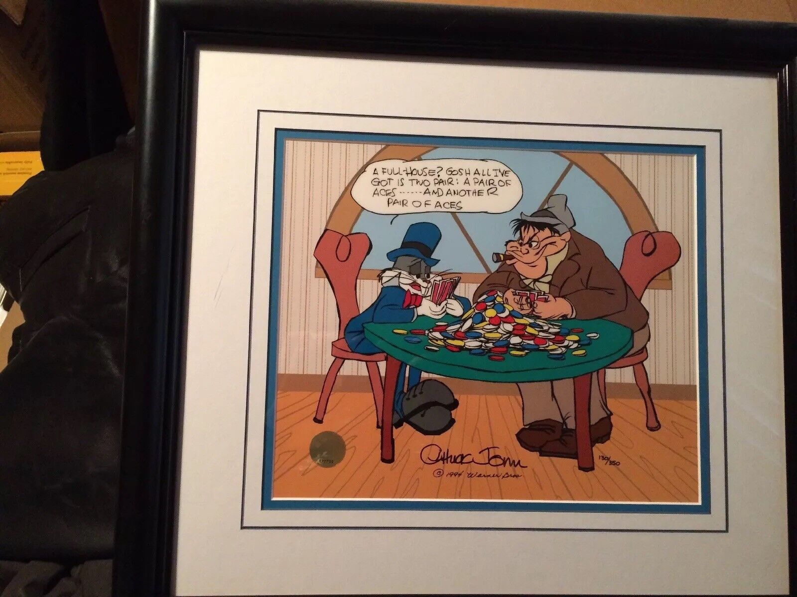 Nasty Canasta and Bugs Bunny  By Chuck Jones Two Pair Hare