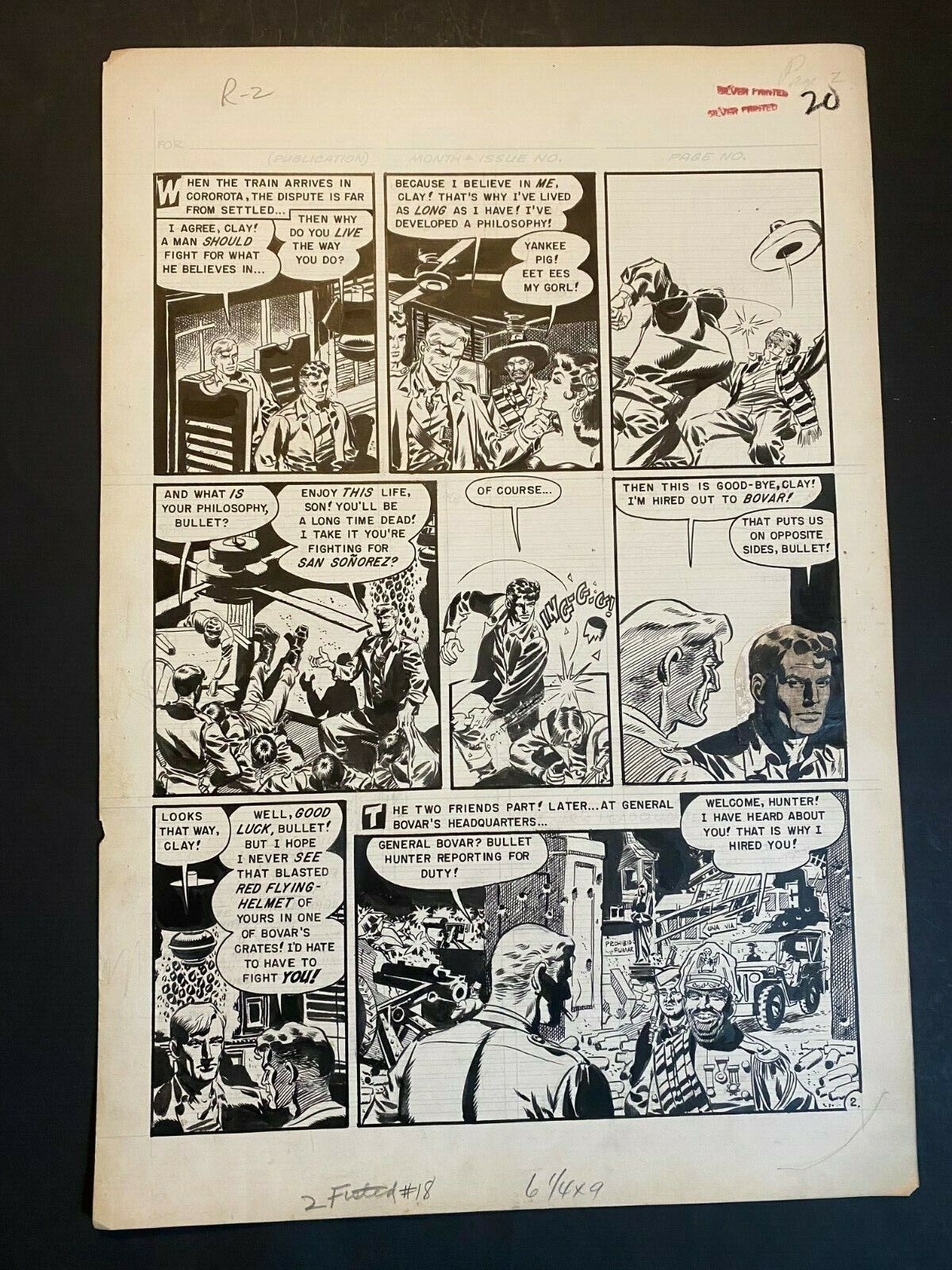TWO FISTED TALES #18 ORIGINAL ARTWORK BY WALLY WOOD PAGE 2