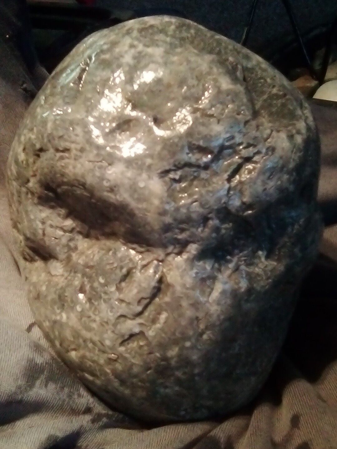 Arrowhead / Native American artifact. Stone Head. Elongated Skull Super Rare