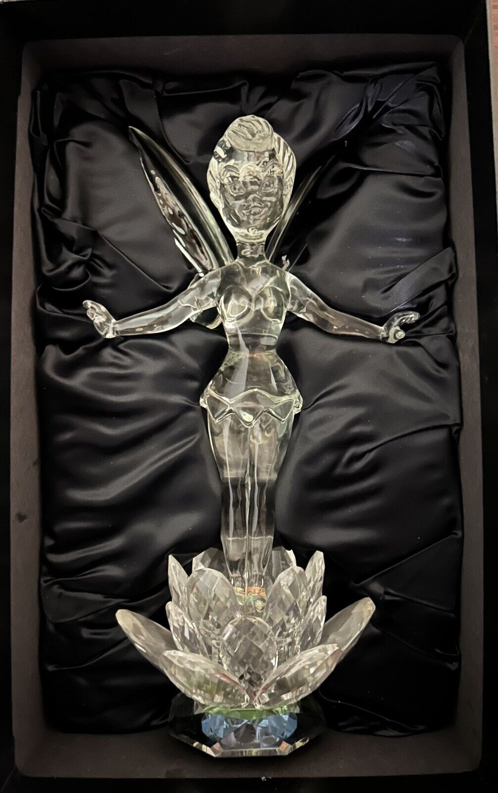 RARE 75 Years Arribas Bros Disney Tinker bell Jeweled Figurine Glass Crystal #39