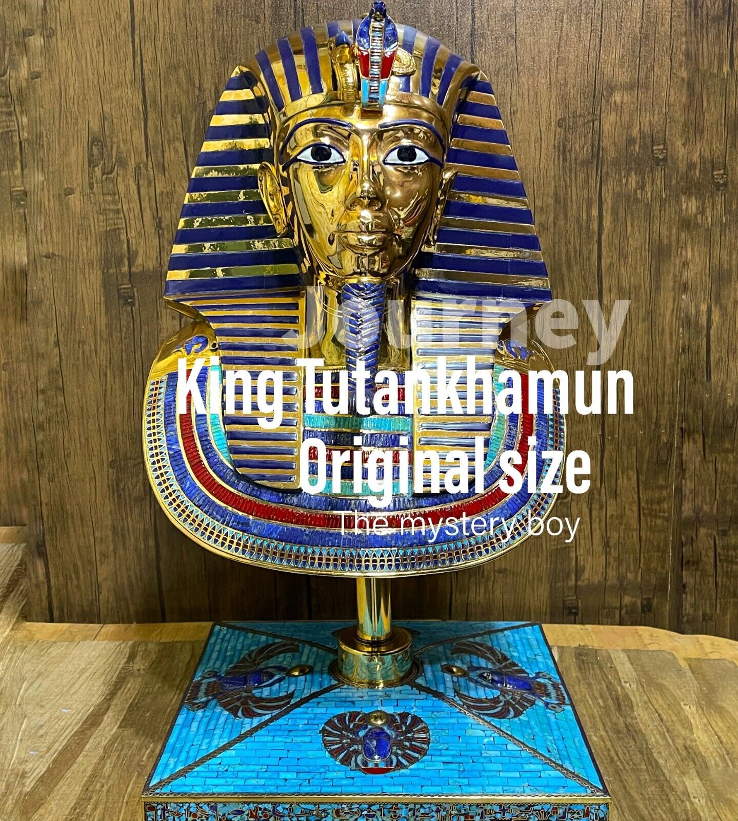 Original Size King Tutankhamun Mask, King Tutankhamun artifact. Museum Artifact.