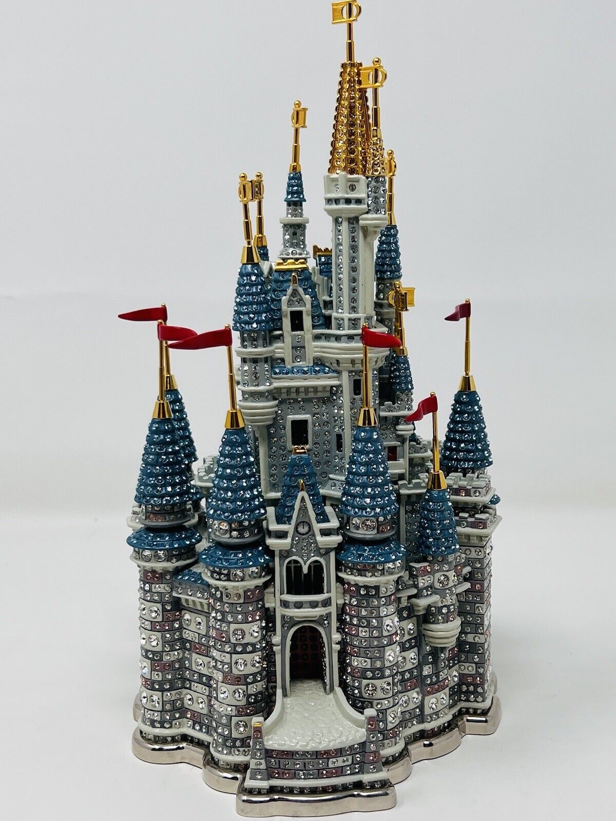 Disney Arribas Brothers Lg. Cinderella Castle Swarovski Crystal Figurine