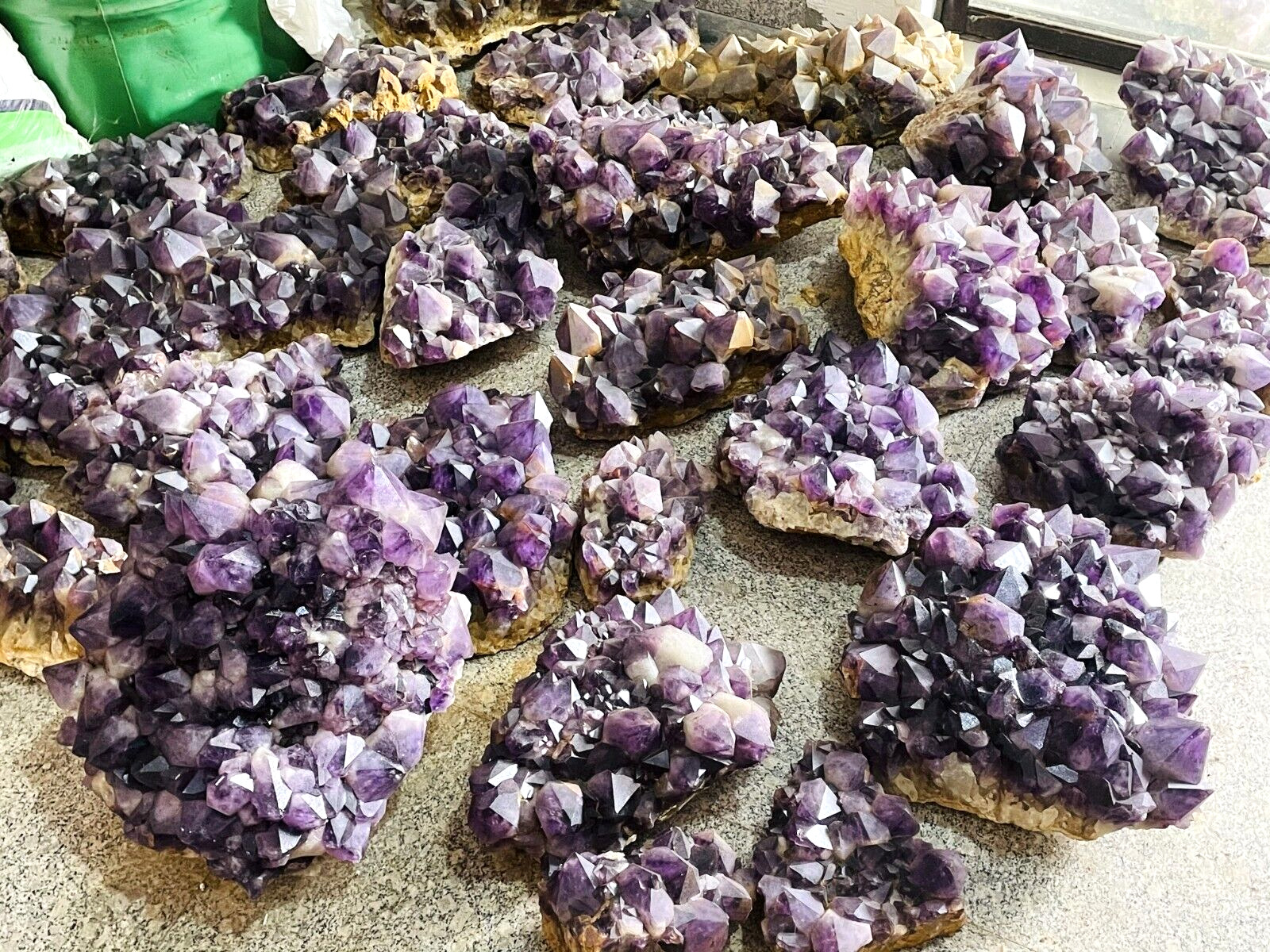 100kg Natural Purple Amethyst Quartz Crystal Cluster Rough Specimen Wholesale