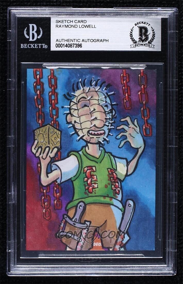 Nickelodeon Doug Funnie Hellraiser Horror Original Art Sketch Card 1/1 BAS
