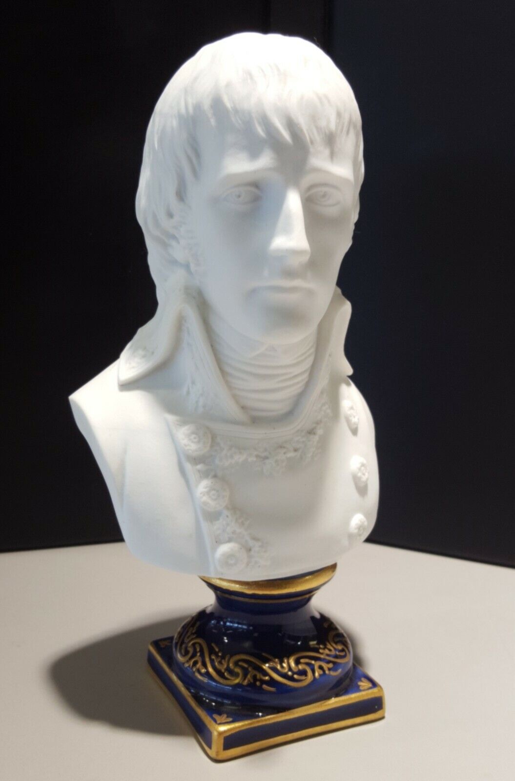 After Louis-Simon Boizot 19th Century Sevres bisque bust of Napoleon Bonaparte 