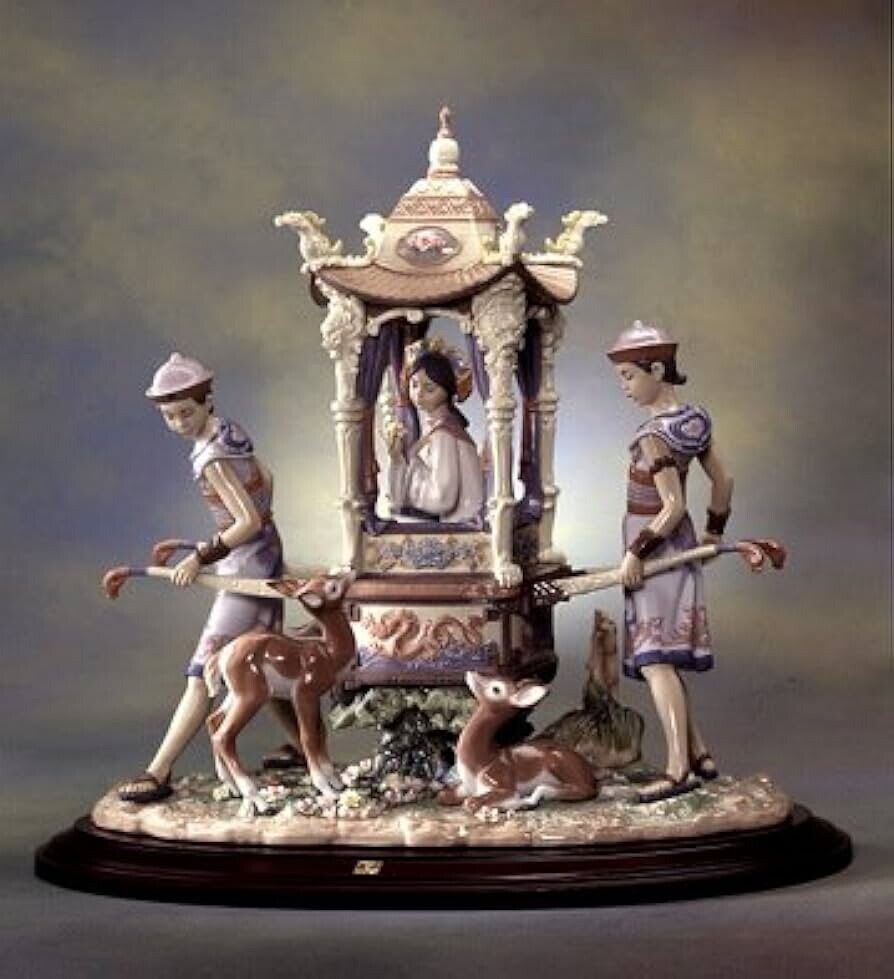 NIB IN THE EMPEROR’S FOREST #1858 RETIRED. OOAK. 21”Hx23”W. Ships From Spain.