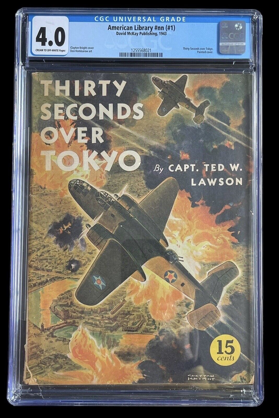 American Library #nn #1 CGC 4.0 Thirty Seconds Over Tokyo CRM/OW PGS D. McKay