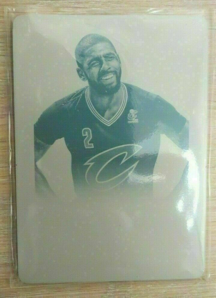 2016-17 National Treasures Signatures #58 Kyrie Irving Plate 1/1 CAVS NET