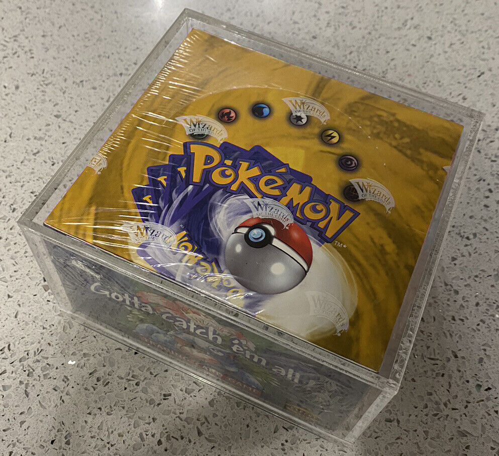 1999-2000 Base Set 4th Print Booster Box Made In UK Sealed See Pics Not Mint