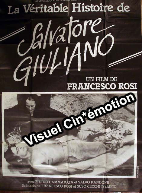 Poster Folded 47 3/16x63in Salvatore Giuliano 1961 Francesco Rosi - Frank Wolff