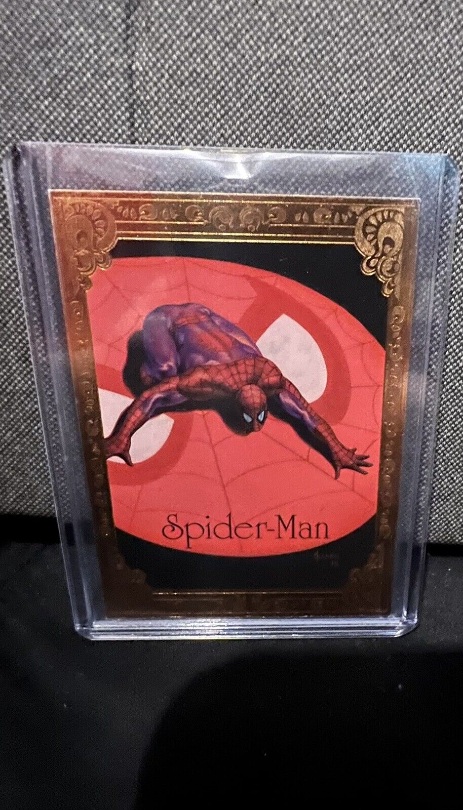 2016 Marvel Masterpieces First Print Alpha Spider Man Gold Gallery 01/99