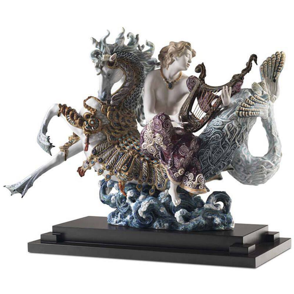 Lladro Arion on a Sea Horse Figurine 01001948