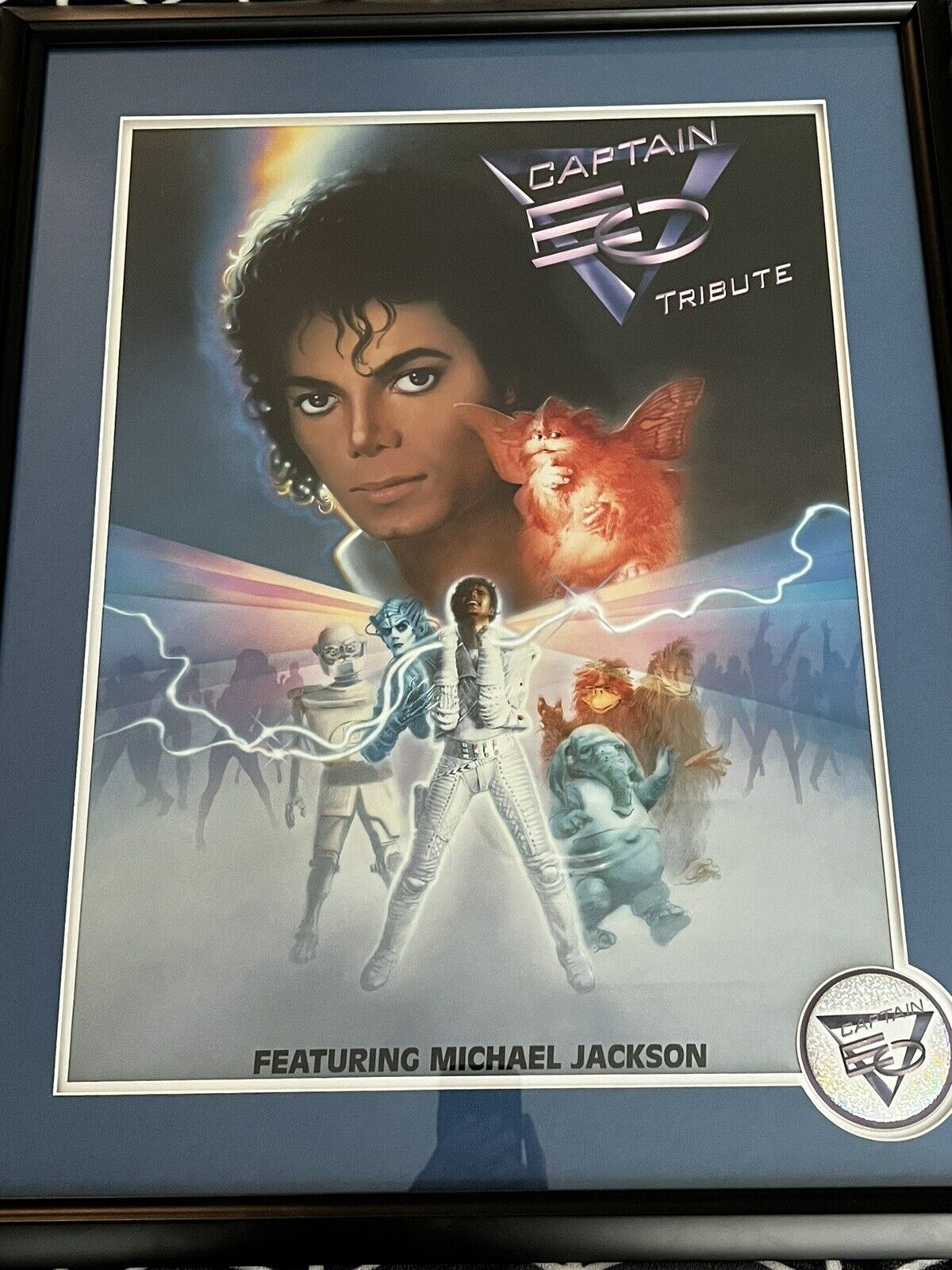 Michael Jackson Captain EO Disneyland Atttraction Poster From The Park