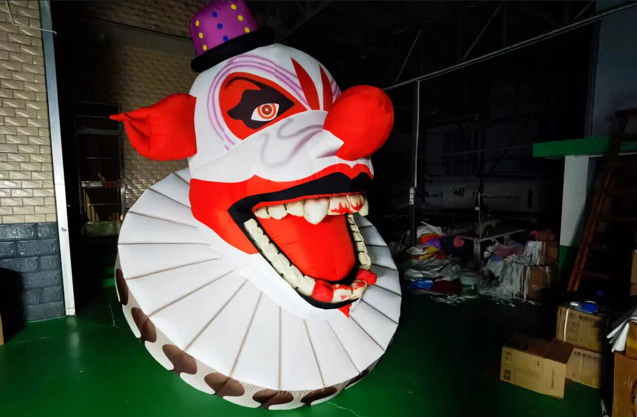  Inflatable Halloween Evil Clown Party Favors Giant Models For Decoration