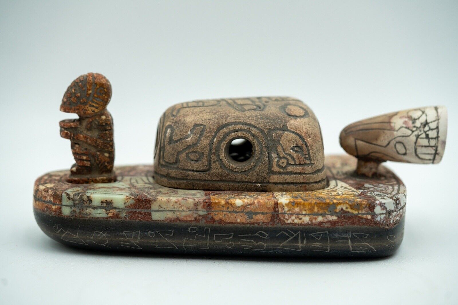 Large Ojuelos De Jalisco Mosaic Ancient Alien Carvings UFO Ship With Dig Video