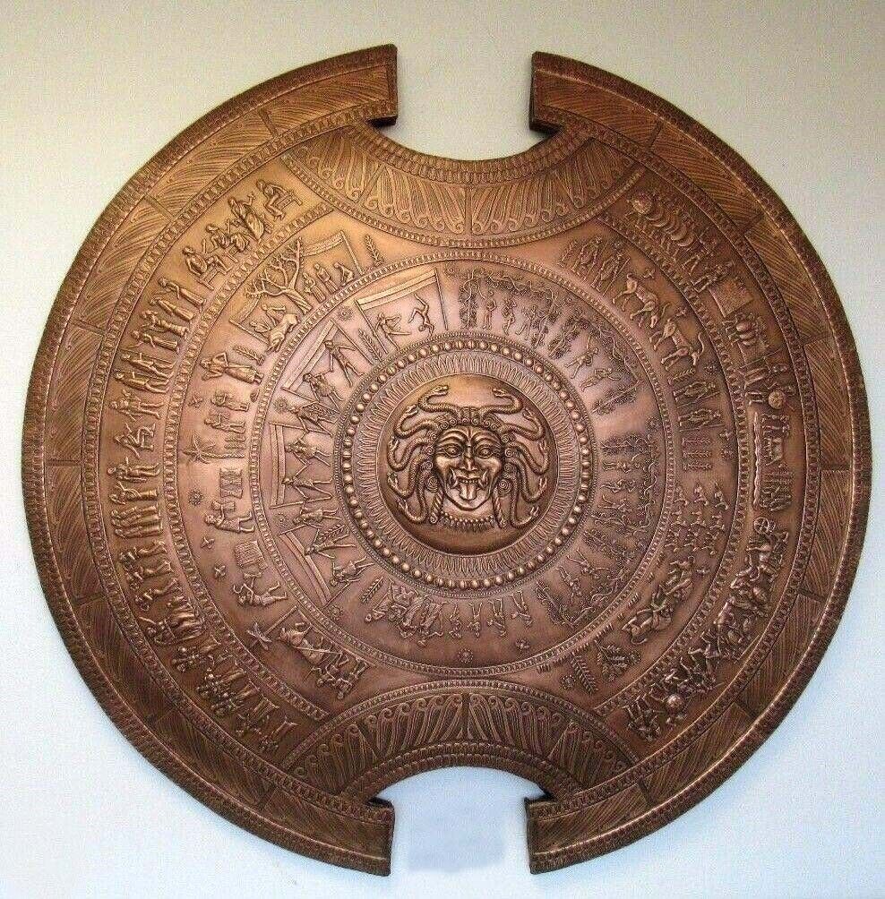 Medieval Battle Knight Royal Alexander the Great Round Shield