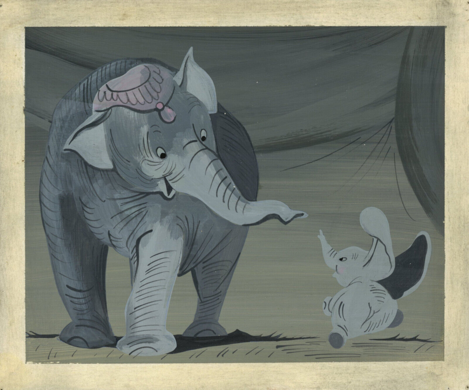 Disney: Dumbo: Mary Blair Original Concept Painting-Jumbo/Dumbo-1941