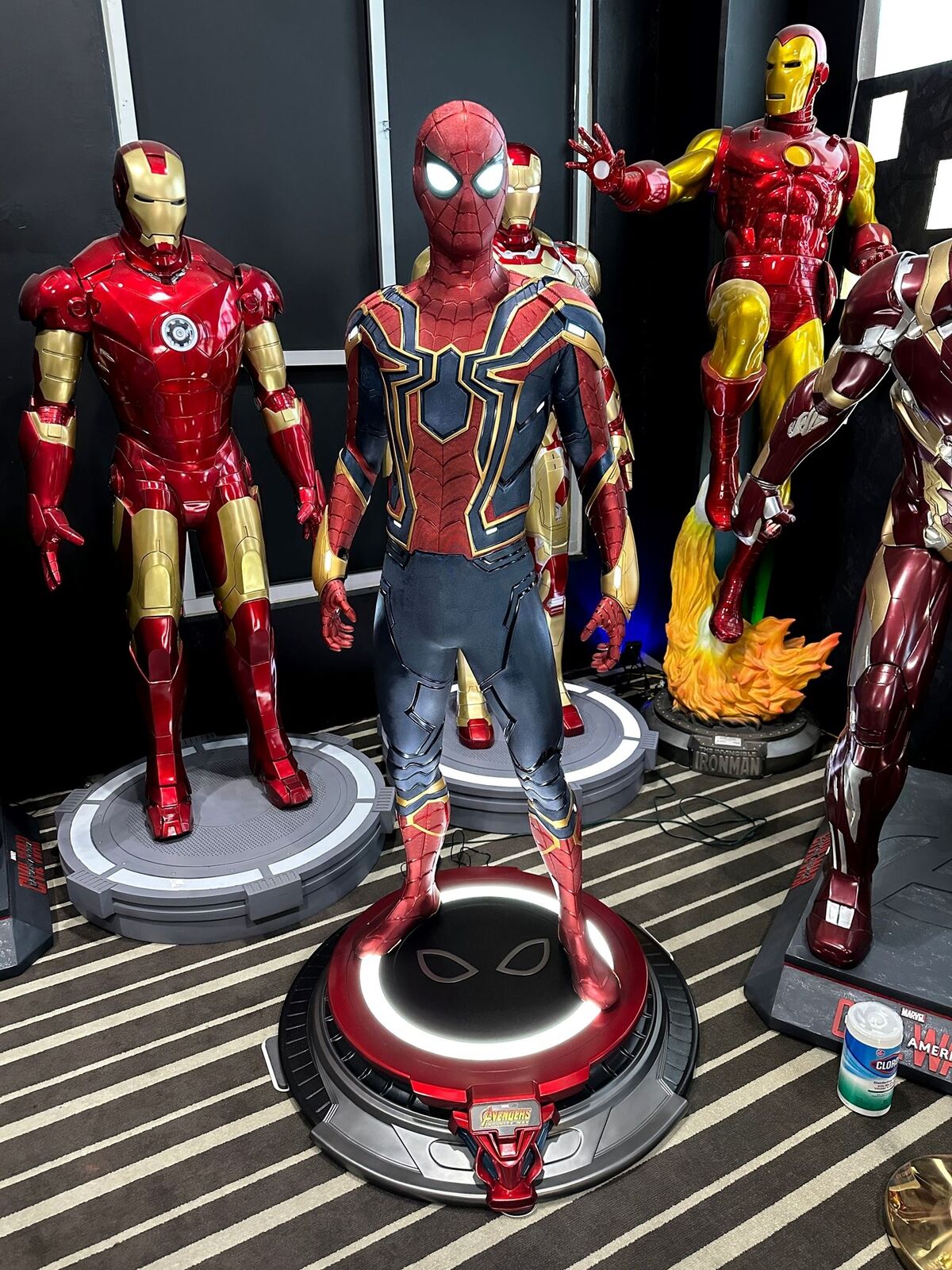 Marvel Iron Man Iron Spider-Man Life Size Statue Queen Studios #98 1:1 Scale