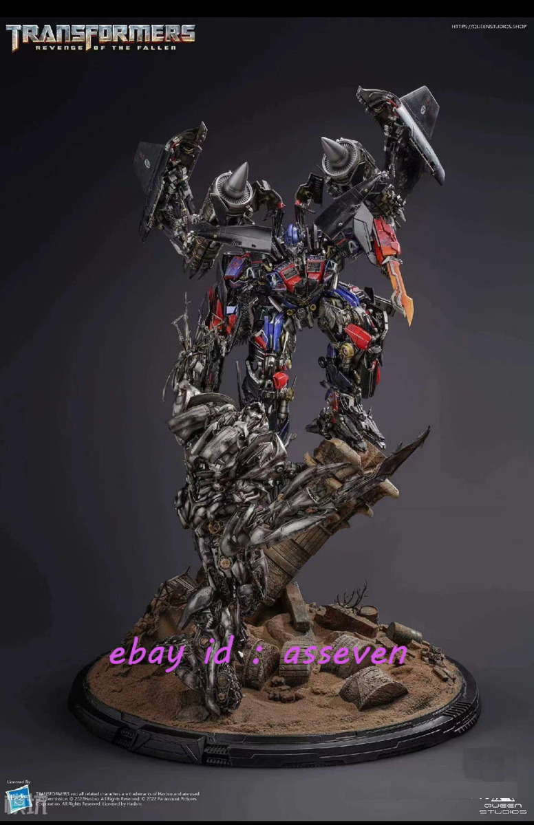 QUEEN STUDIOS Optimus Prime vs Megatron Transform Limited Statue Model Pre-order