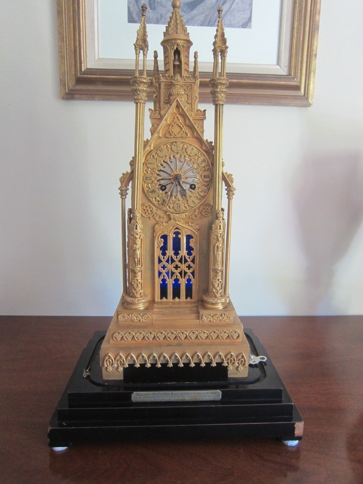 MUSEUM QUALITY ONLY ONE IN THE WORLD MECHANICAL CLOCK HALF-HOUR CHIME