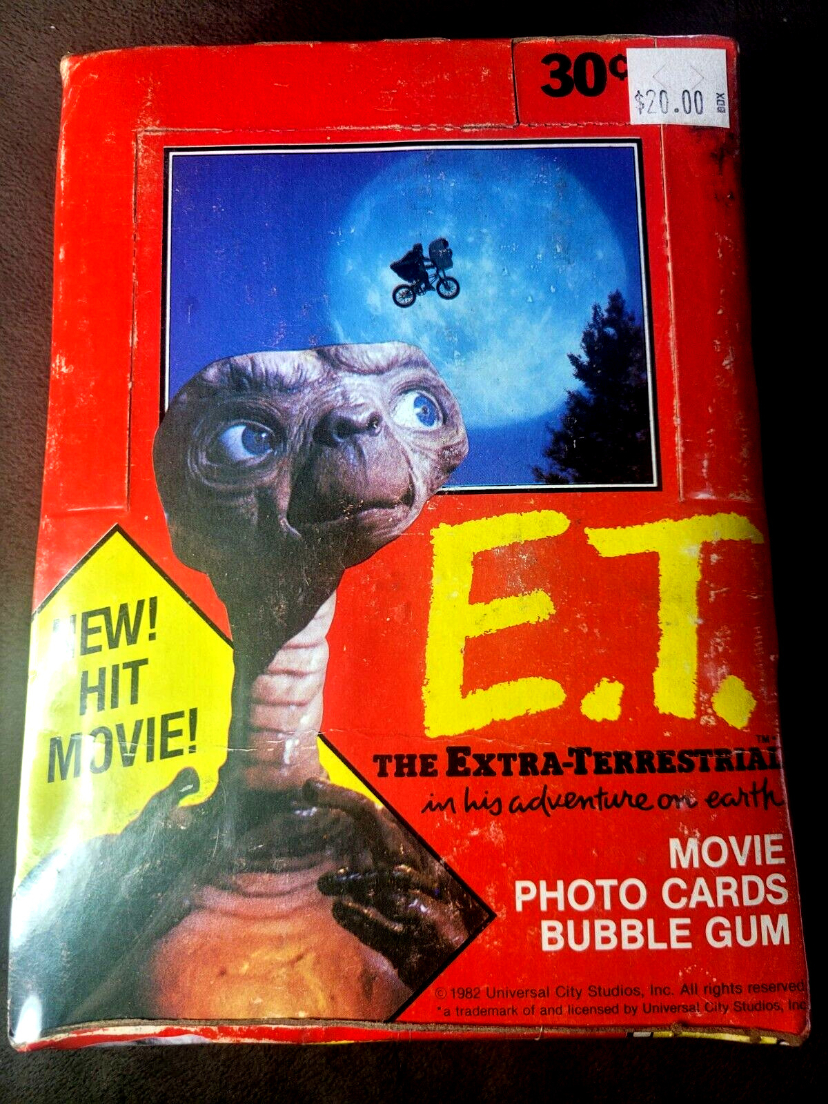 1982 TOPPS E.T.  NON SPORTS TRADING CARD BOX FRACTORY SEALED 36 Shrink Wrap NEW