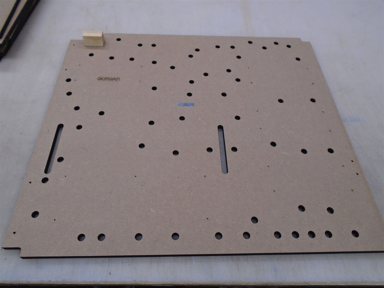 Gorgar Pinball Replacement Backbox light panel wood
