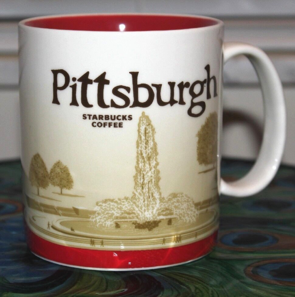 EXTREMELY RARE Starbucks Pittsburgh Global Icon City Series 16oz Ceramic Mug NWT