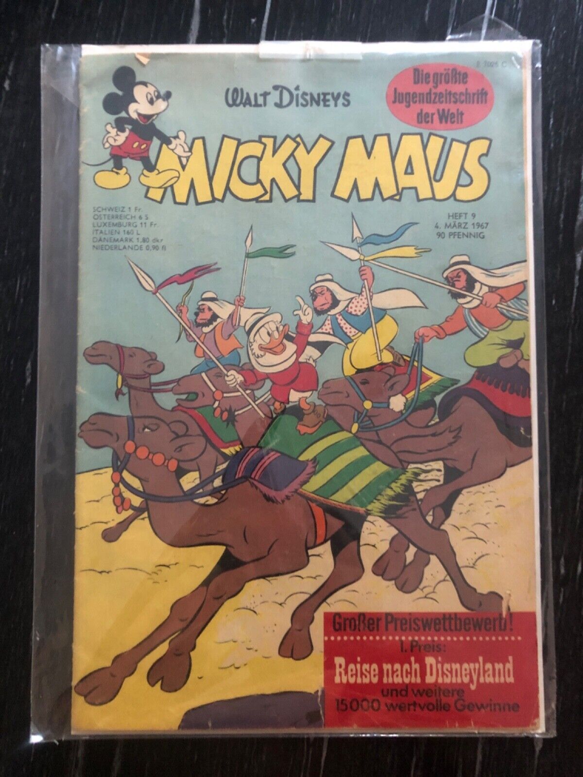 Walt Disney's Comics Lot of 10 Micky Maus German Books 1967 Vintage RARE