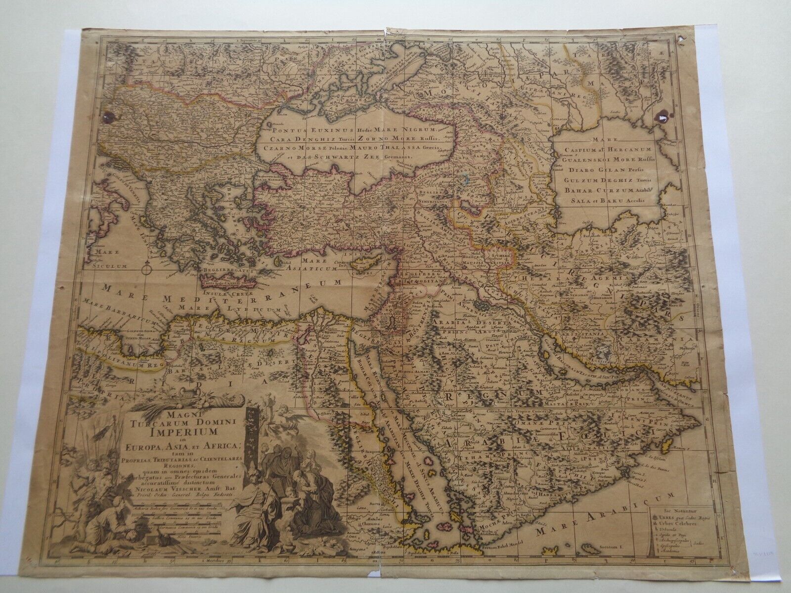 Magni Turcarum Domini Imperium in Europe, Asia et Africa Nicolaum Visscher 17e