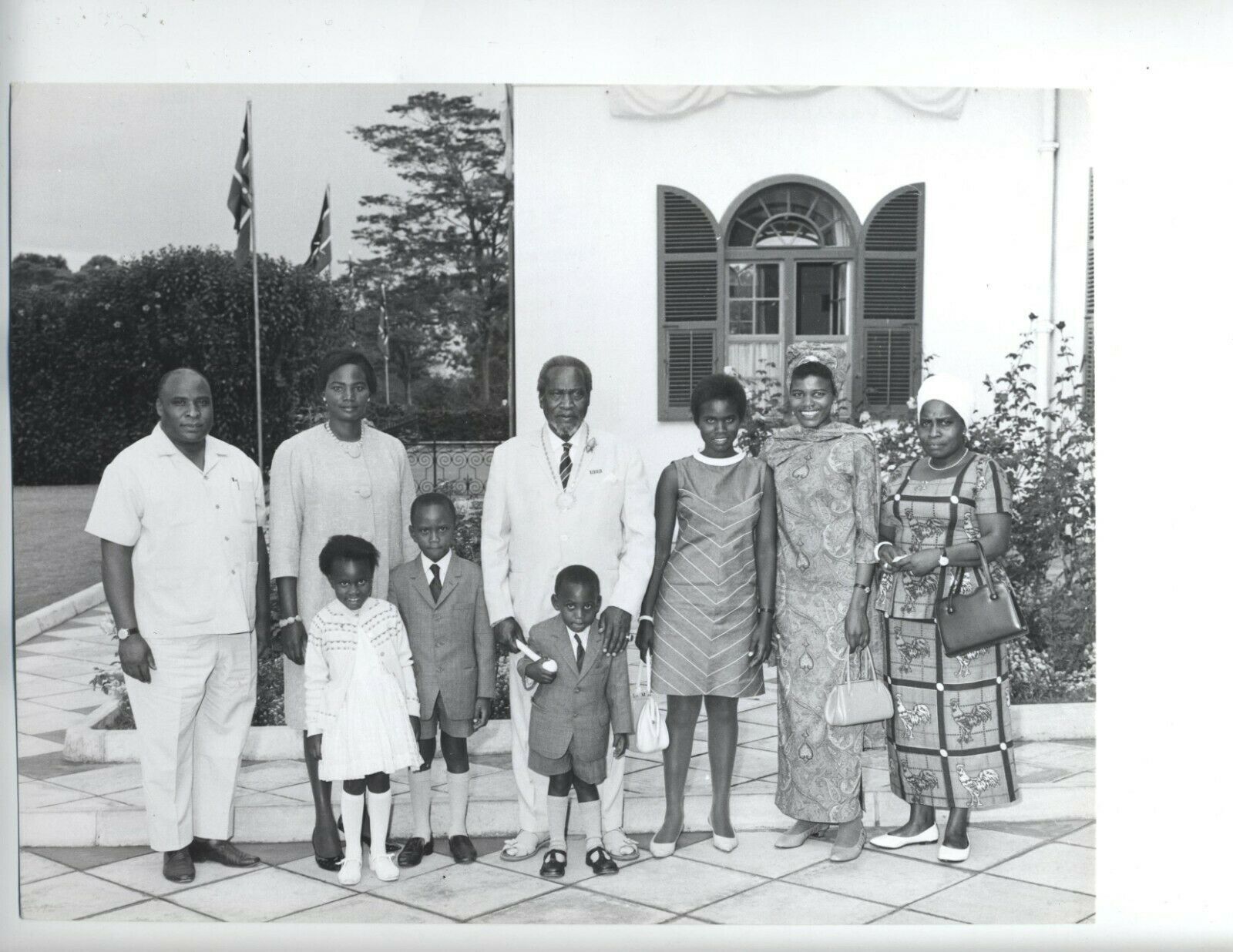 KENYA JOMO KENYATTA FAMILY 1960s ORIGINAL AFRICAN LEADER FANTASTIC VINTAGE