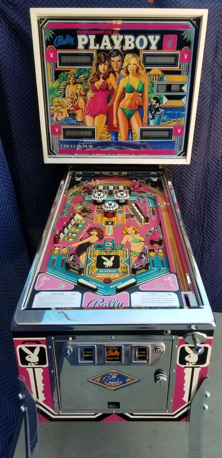 Playboy Pinball Machine (Bally) 1978 - New Boards - Restored