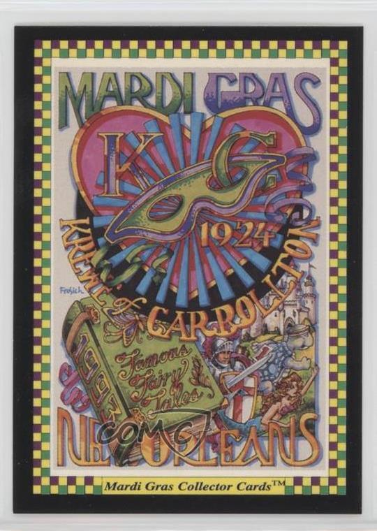 1993 Mardi Gras Collector Cards Krewe of Carrollton #2012 0u7