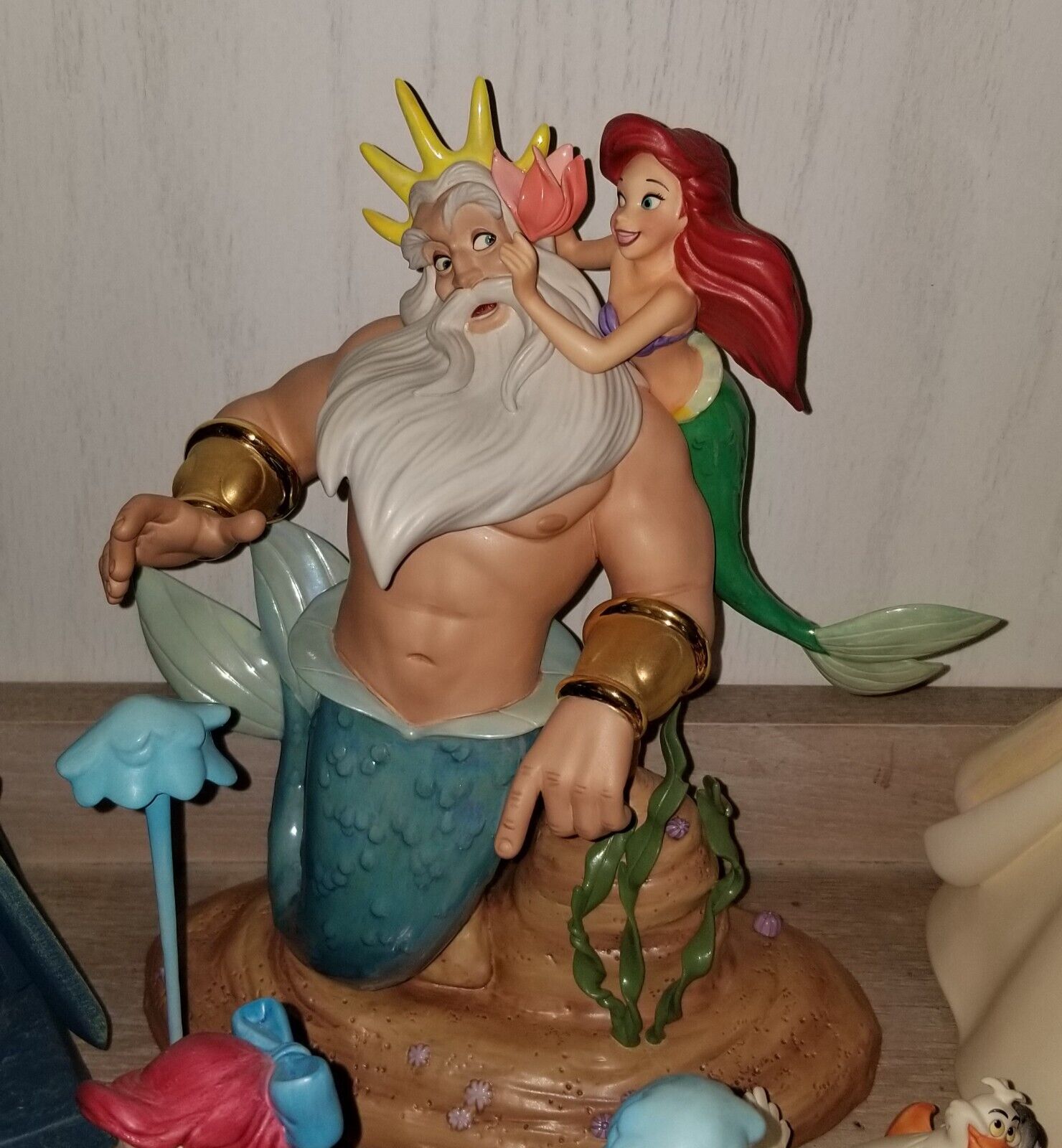WDCC The Little Mermaid Ariel & King Triton \