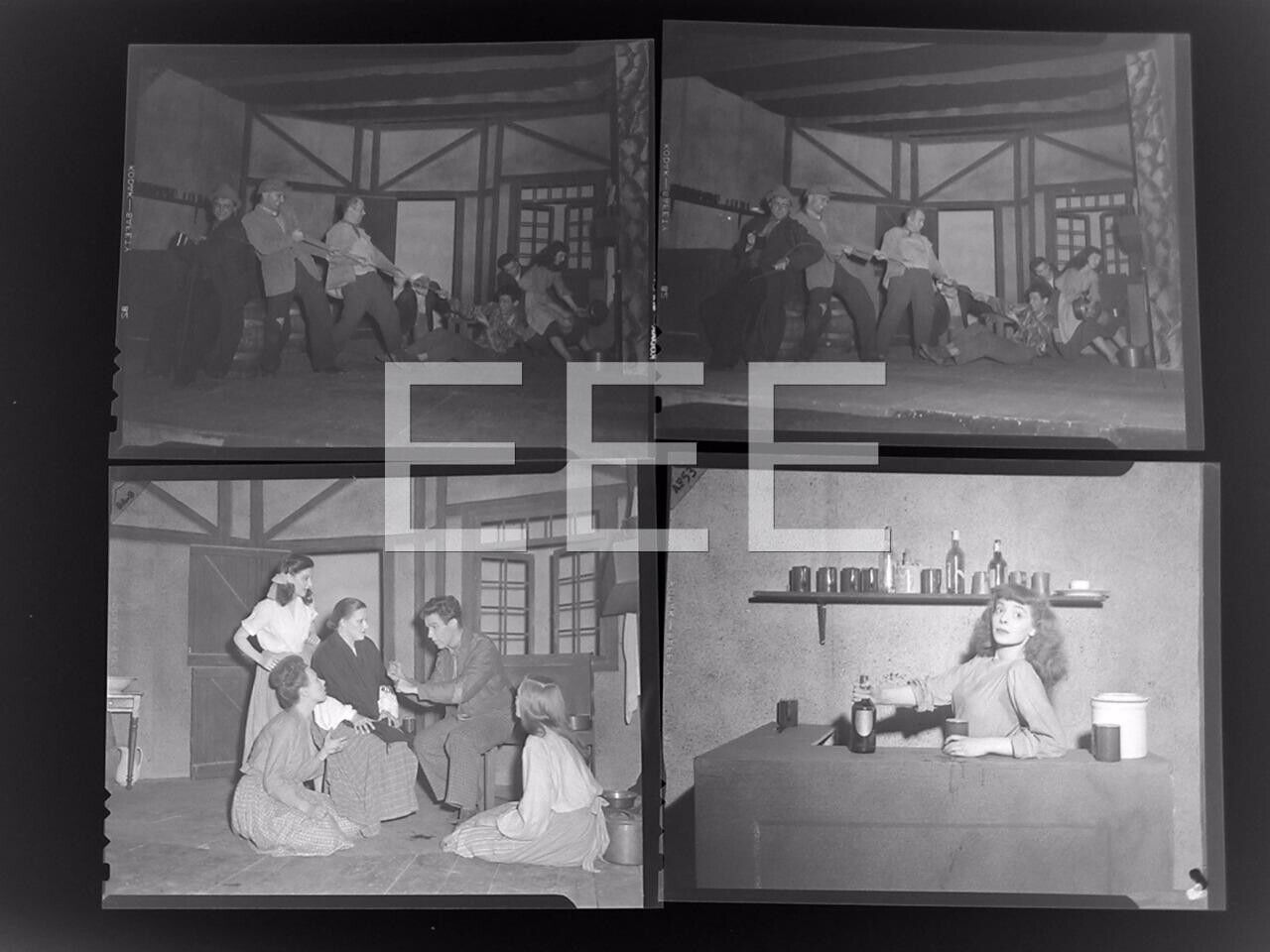 '45 7 Playboy Of The Western World FAMOUS PHOTOGRAPHER Negative  Lot 462A