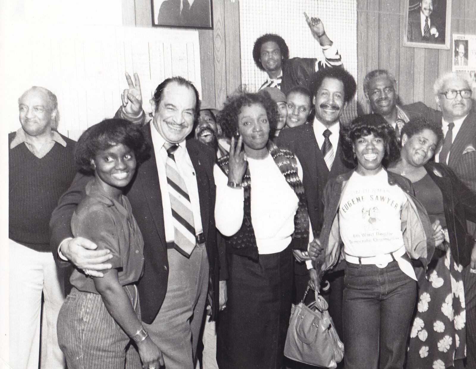 African American Chicago Photos Alderman Eugene Sawyer City Council 1970s