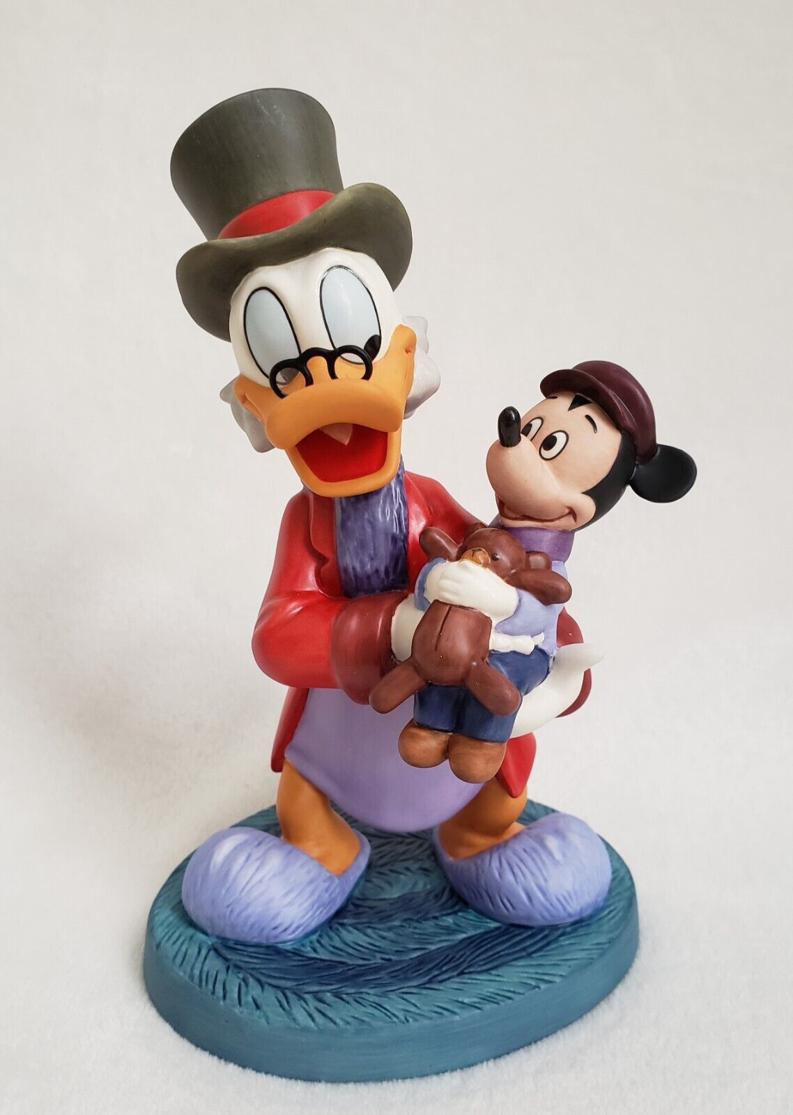 WDCC Mickey's Christmas Carol Scrooge Tiny Tim Tidings of Joy & Good Will Disney
