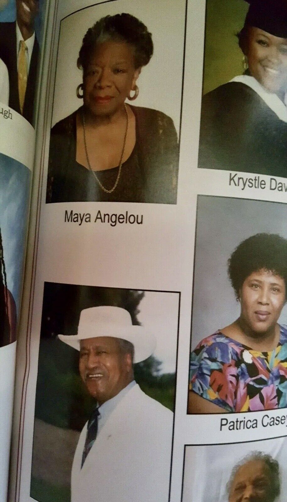 DR MAYA ANGELOU PERSONAL CHURCH BOOK FROM HER ESTATE 2006 MT ZION BAPTIST CHURCH