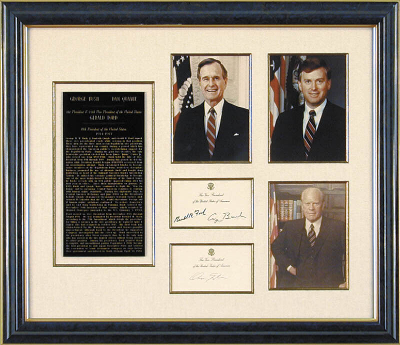 GEORGE HERBERT WALKER BUSH - COLLECTION WITH CO-SIGNERS