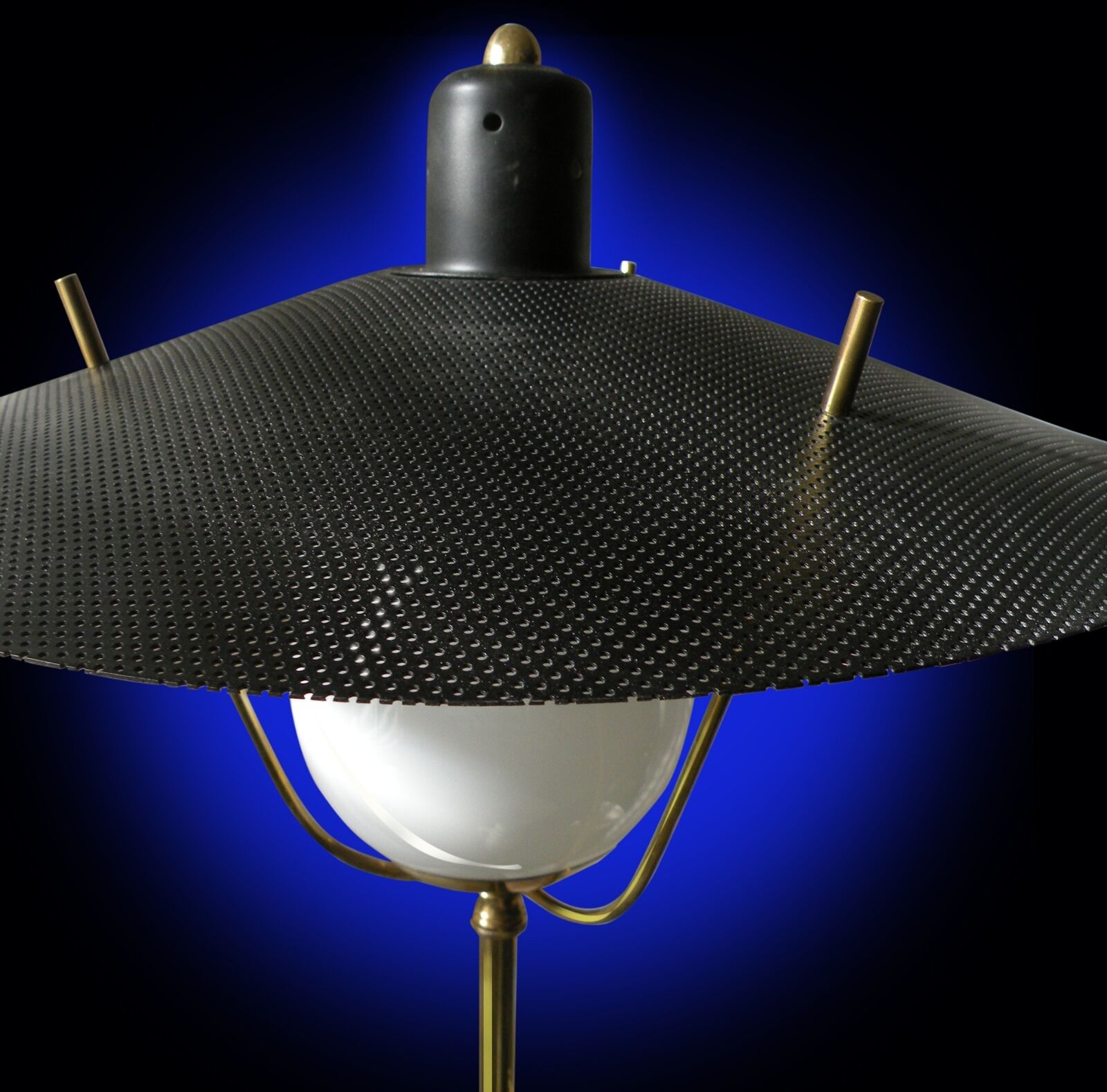 RARE Gerald Thurston LIGHTOLIER mid century atomic 50s 60 VTG modernist lamp