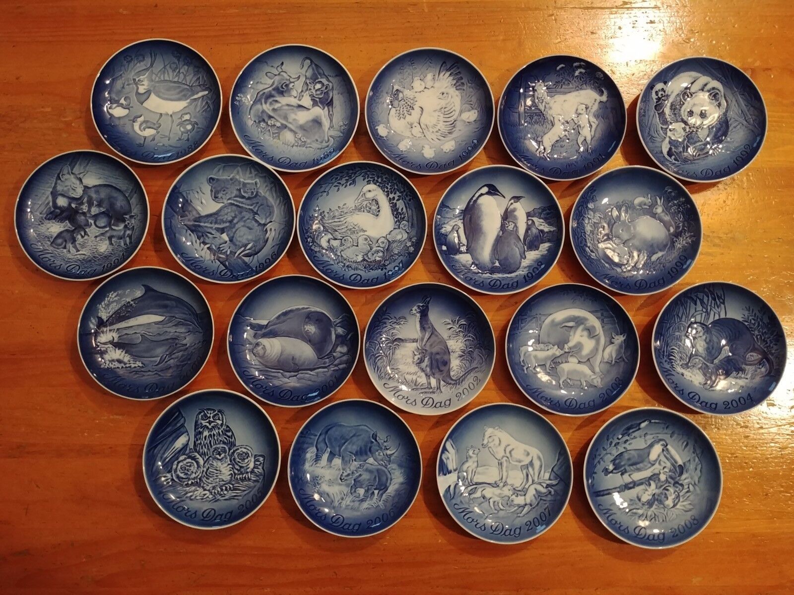19 Bing and Grondahl Mothers Day Plates,Rare Later Years -1988-92,94,1996-2008