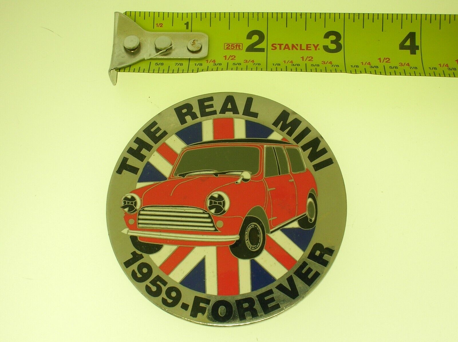 THE REAL MINI 1959 FOREVER VINTAGE GRILLE BADGE - PART OF COLLECTION - 27 OF 46