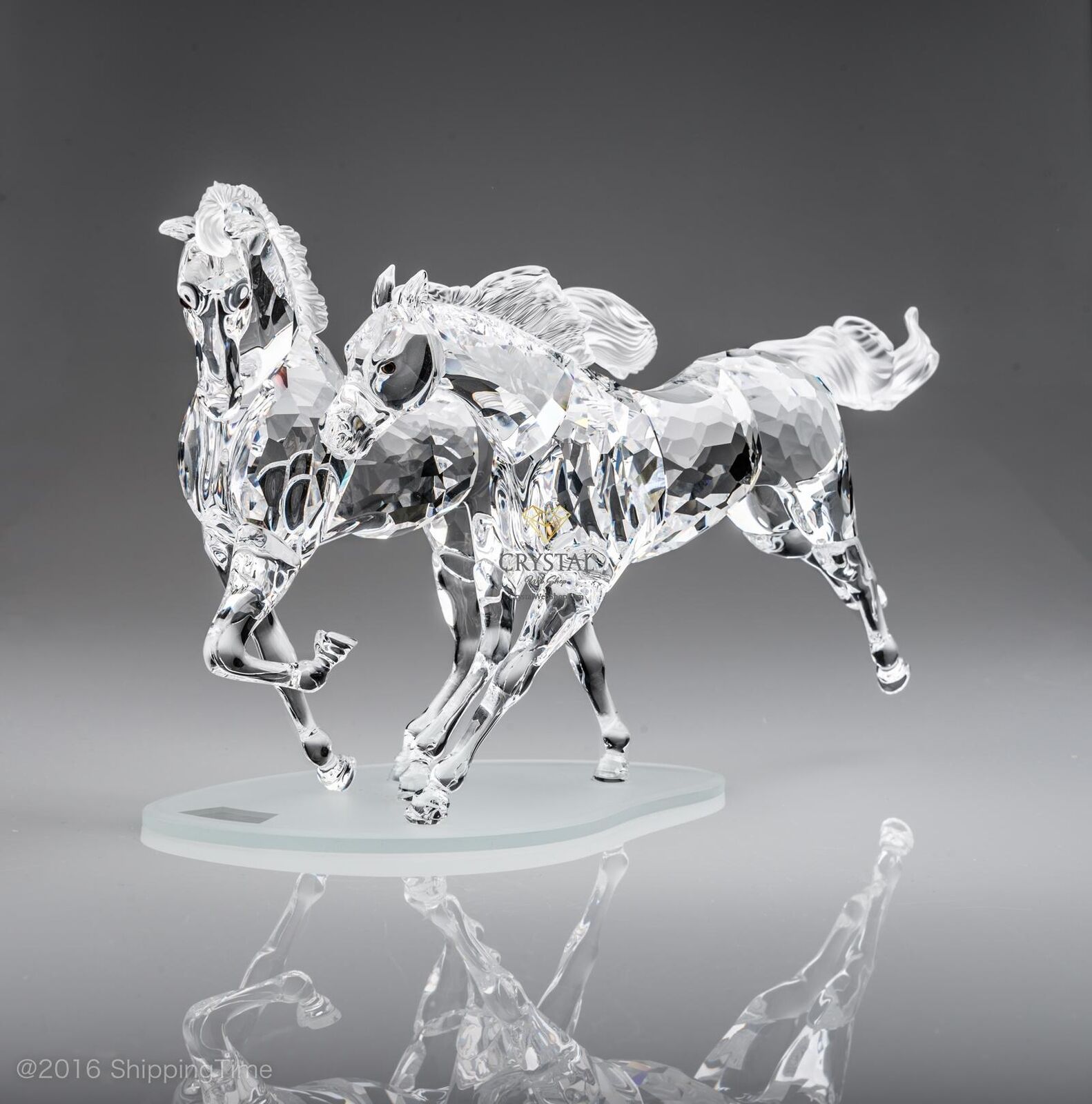 SWAROVSKI Figurine Numbered Limited Ed 2001 Wild Horses 236720