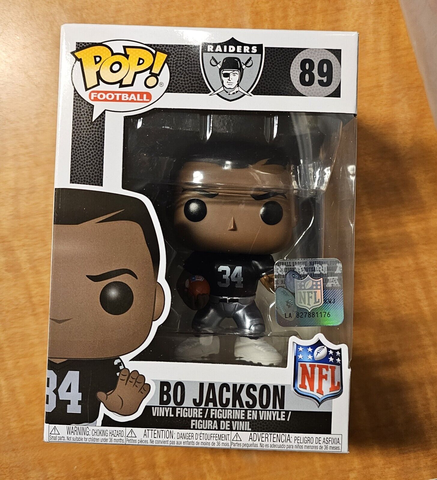 Funko POP NFL Football Oakland Raiders Bo Jackson #89