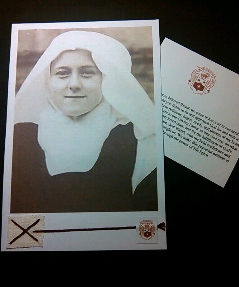 St. Therese the Little Flower Holy Relic Card & Prayer