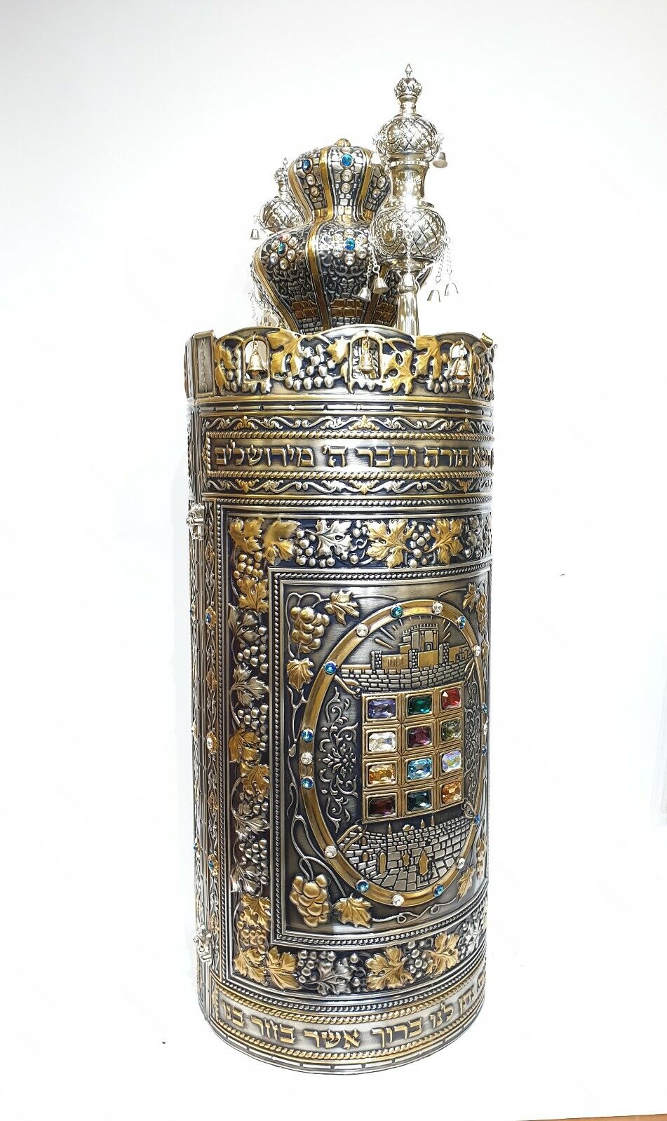 Torah CASE New silver plated Sefer Torah TIK, ARON, Jewish Israel Judaica 