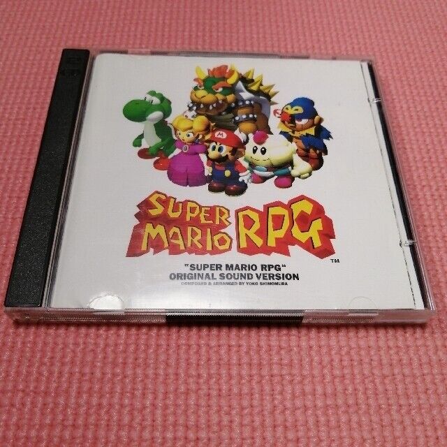 Super Mario RPG Bros Brothers GAME SOUND TRACK CD w/OBI Japanese From Japan