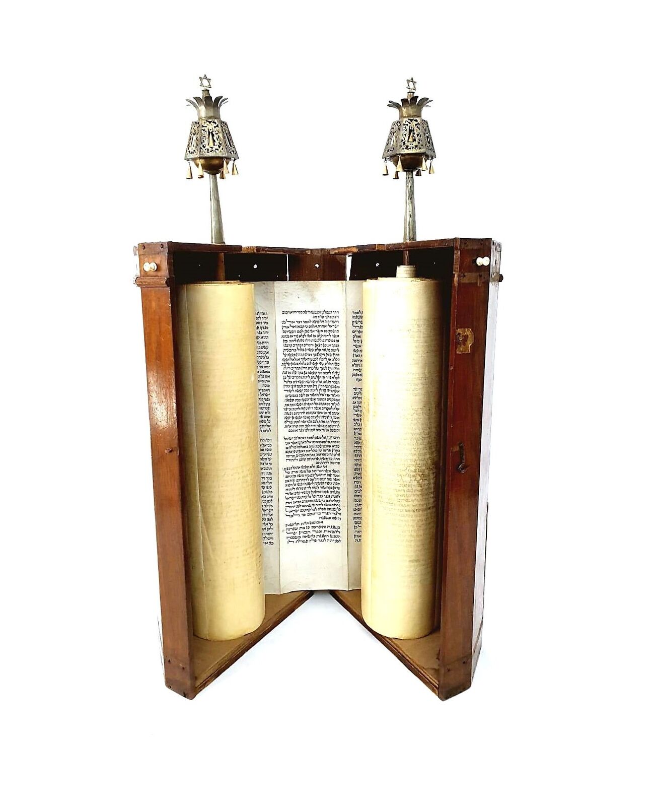Tifara Judaica Sefer Torah 100 Years Old On Parchments Jewish Religious Scribe